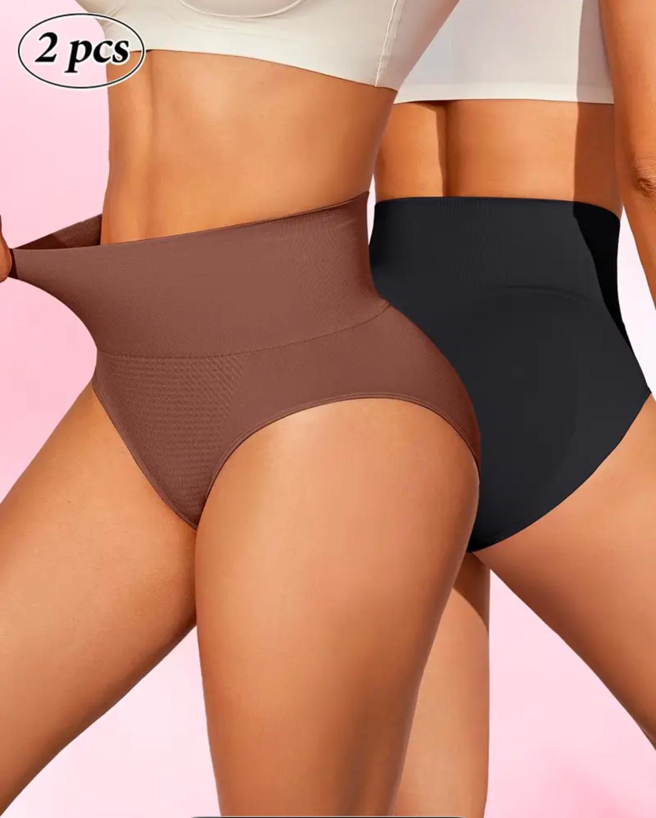 pack of 2 women s high wested tummy control underwear